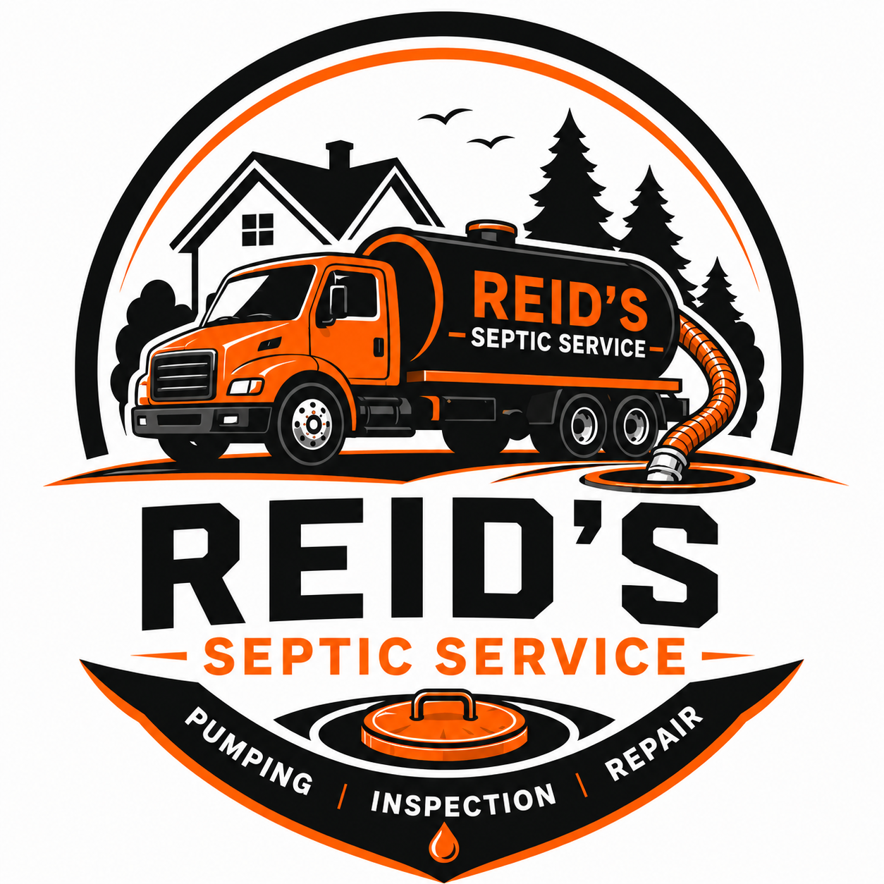 Reid's Septic Service logo
